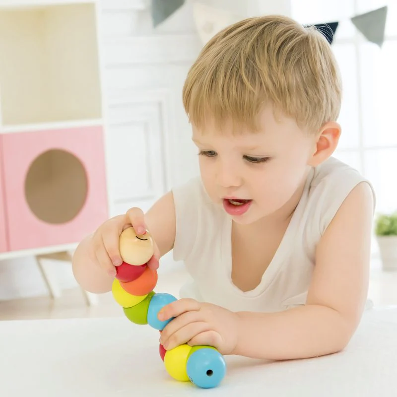 Classic World Wooden Caterpillar Rainbow - Image 5