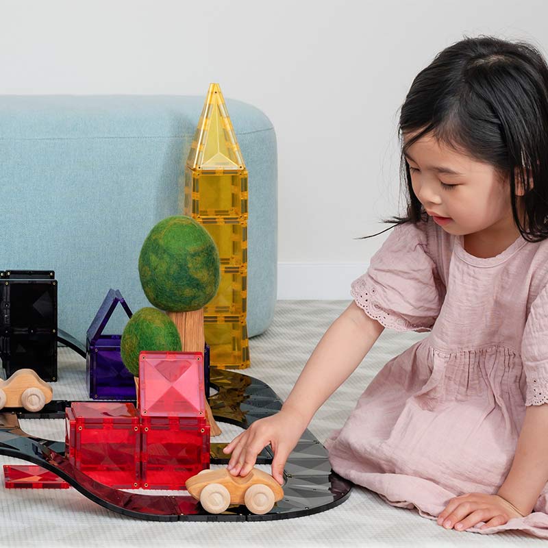 Connetix Magnetic Tiles 48 Piece Roads Creative Pack - Image 14