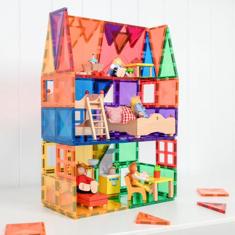 Connetix Magnetic Tiles 60 Piece Rainbow Starter Pack - Image 4