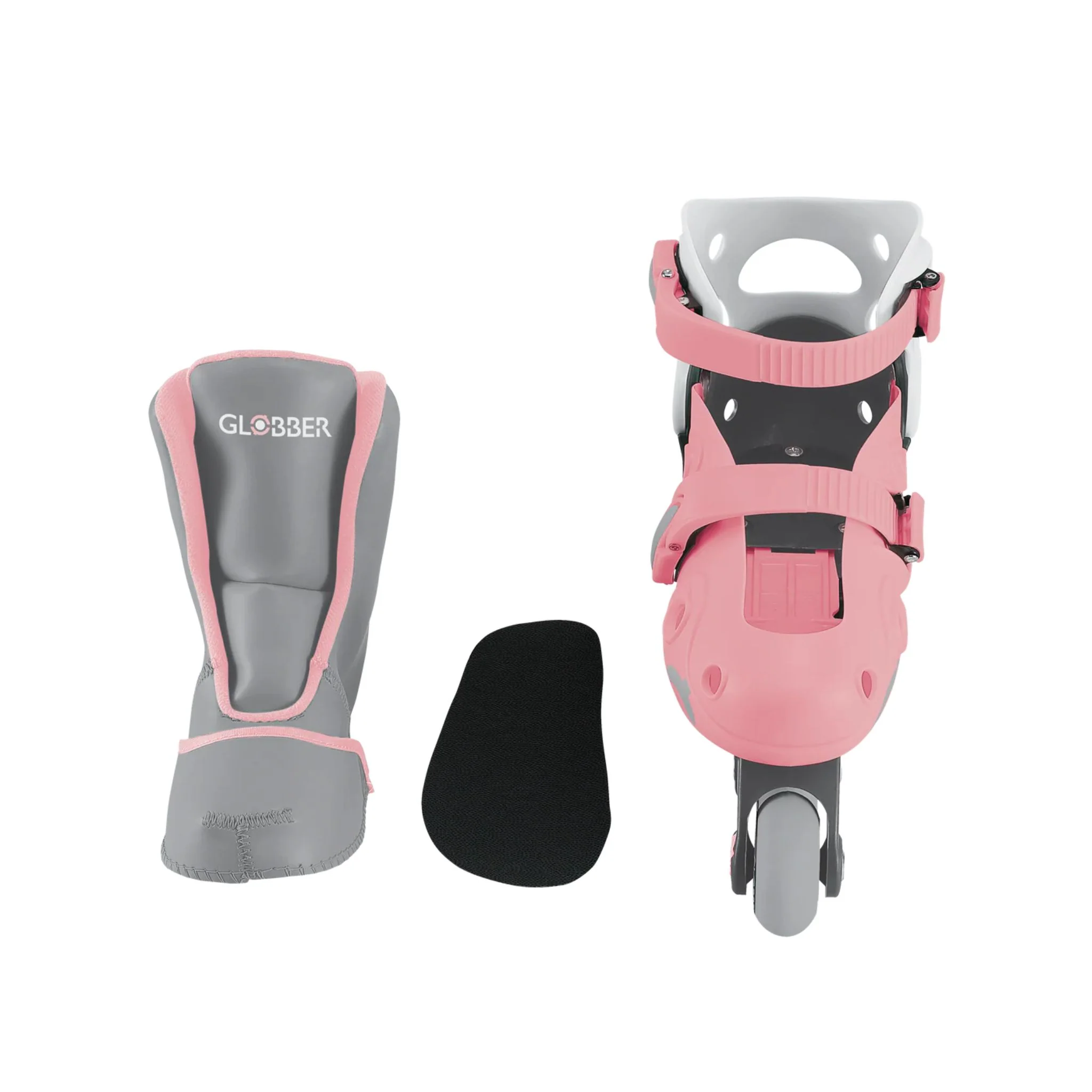 Globber 2 in 1 Learning Skates - Pastel Pink - Image 10
