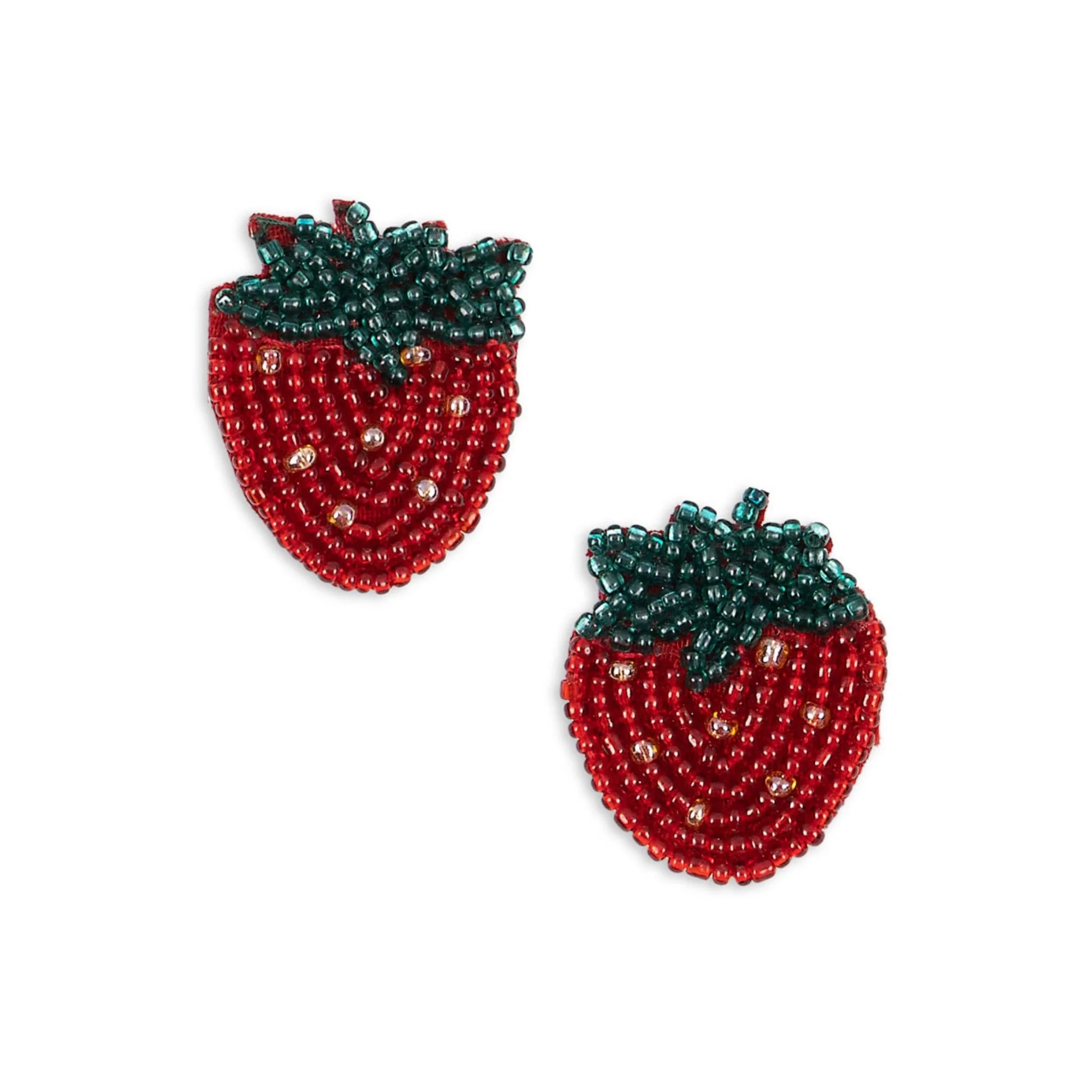 Konges Sløjd Strawberry Beaded Hair Clips - Image 3