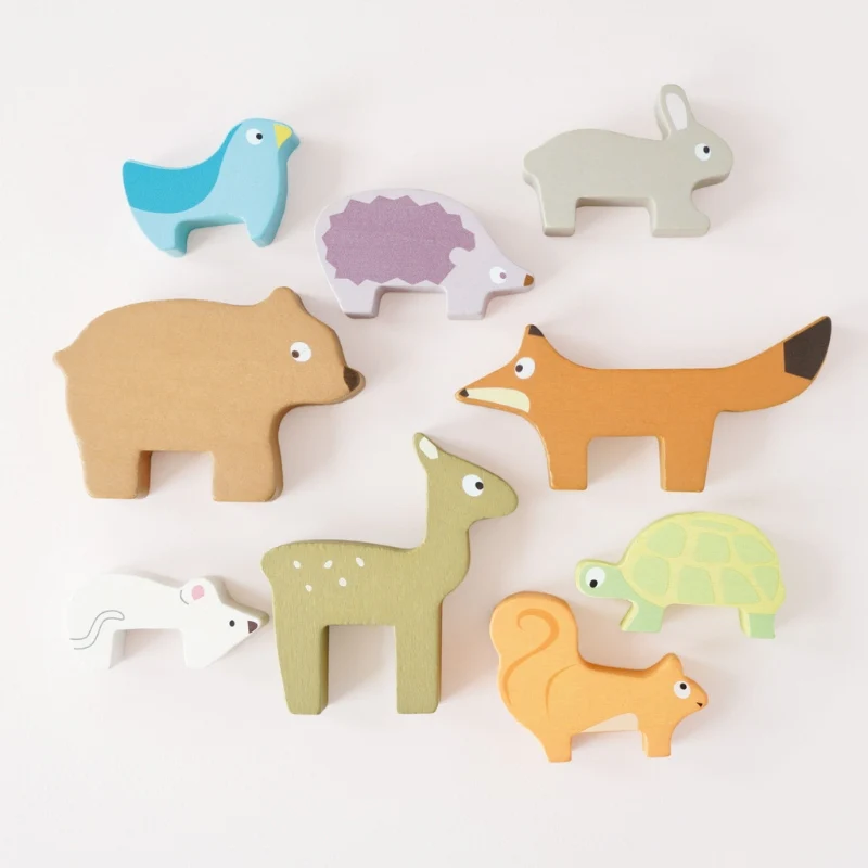 Le Toy Van Forest Stacking Animals & Bag - Image 10