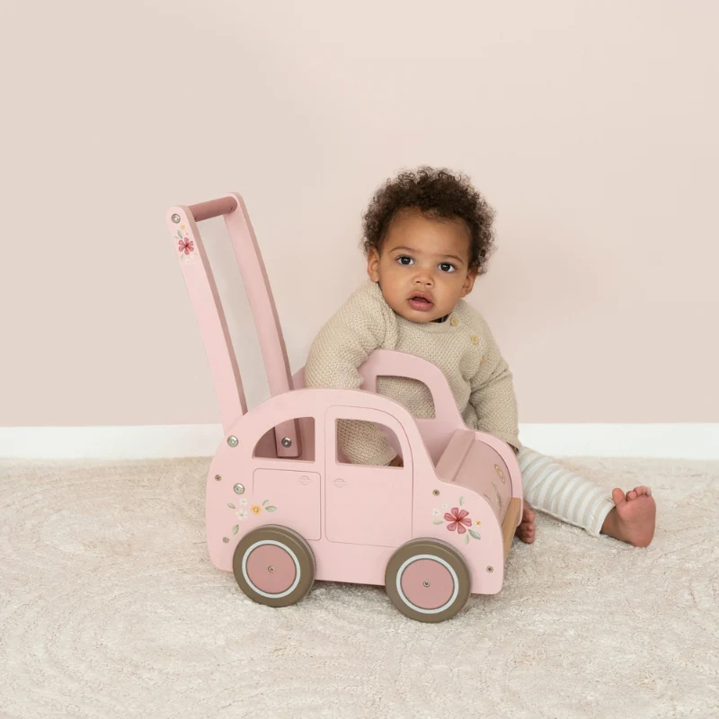 Little Dutch Pink Car Wagon - Image 4