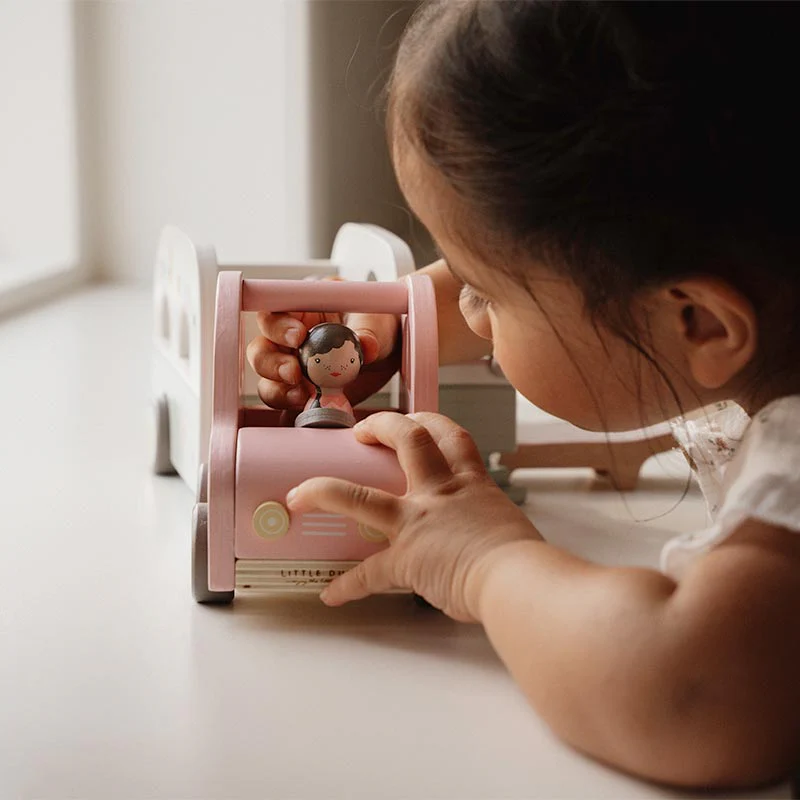 Little Dutch Toy Car with Caravan - Image 9