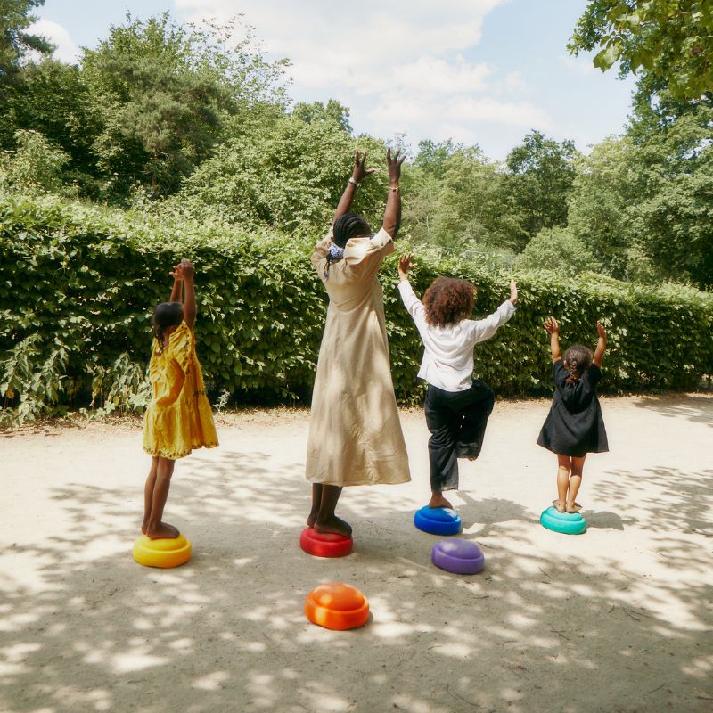 Stapelstein Stepping Stones - Rainbow Classic 6+1 Set - Image 5