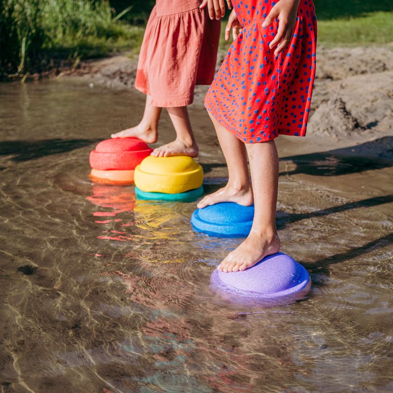 Stapelstein Stepping Stones - Rainbow Classic Set Of 6 - Image 3