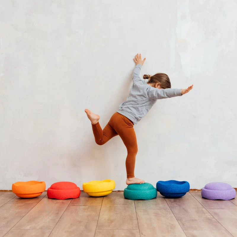 Stapelstein Stepping Stones - Rainbow Classic Set Of 6 - Image 5